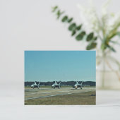 Navy Jets Postkarte (Stehend Vorderseite)