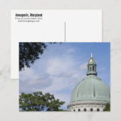 Navy Kapelle Dome Big Sky Postcard Postkarte (Vorne/Hinten)