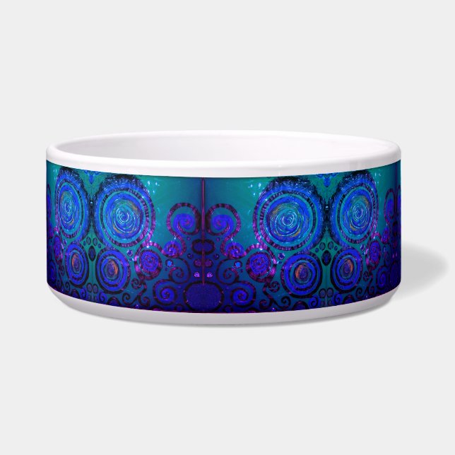 NAVY Keramik Hundeschüssel | m3galleryStudio Napf (Vorderseite)