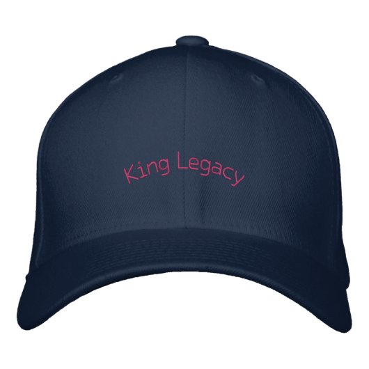 Navy King Legacy Premium Wool-Hat Flexfit Trucker Bestickte Baseballkappe (Vorderseite)