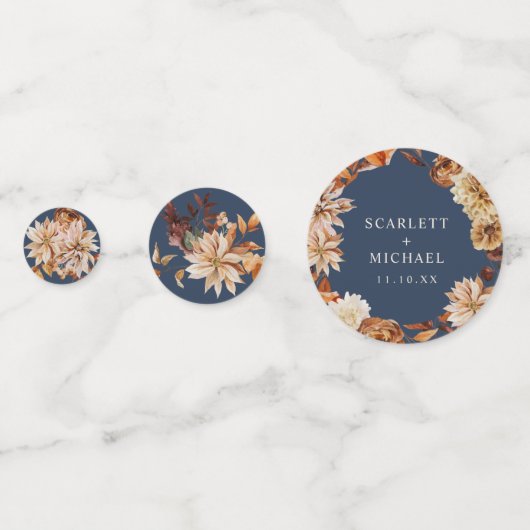 Navy Konfetti (Vorderseiten)