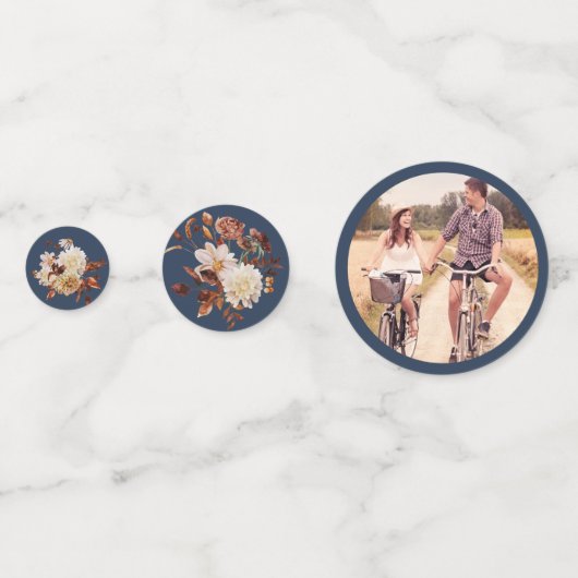 Navy Konfetti (Rückseiten)