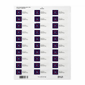 Navy, Korallenroter griechischer Schlüsselrahmen # (Vorne)