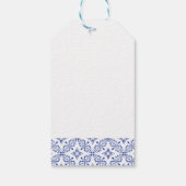 Navy & Lemons danke Geschenkanhänger (Rückseite)