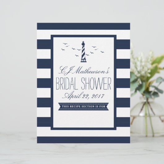 Navy Lighthouse Nautical Brautparty Division (Stehend Vorderseite)