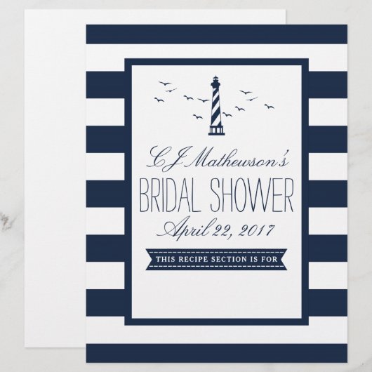 Navy Lighthouse Nautical Brautparty Division (Vorne/Hinten)