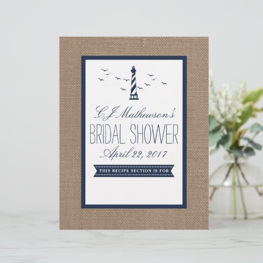 Navy Lighthouse Nautical Brautparty Division (Stehend Vorderseite)