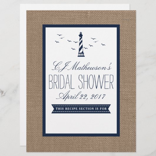 Navy Lighthouse Nautical Brautparty Division (Vorne/Hinten)