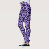 Navy Lila Leopard Print Leggings (Links)