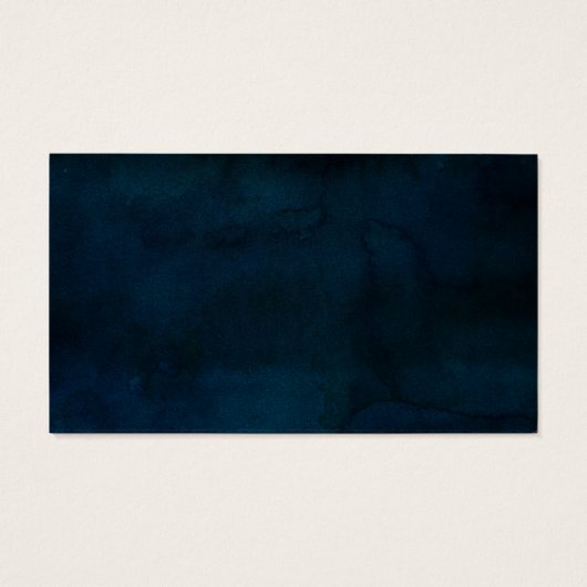 Navy Luster Blue Dusche Geschenk Registrierungskar (Rückseite)