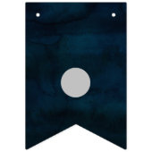 Navy Luster Dark Blue Bridge zu Brautparty Wimpelkette (Zweite Fahne)