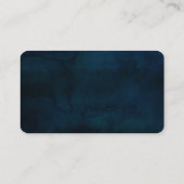 Navy Luster Dark Blue Seating Wedding Tischnummer Platzkarte (Rückseite)