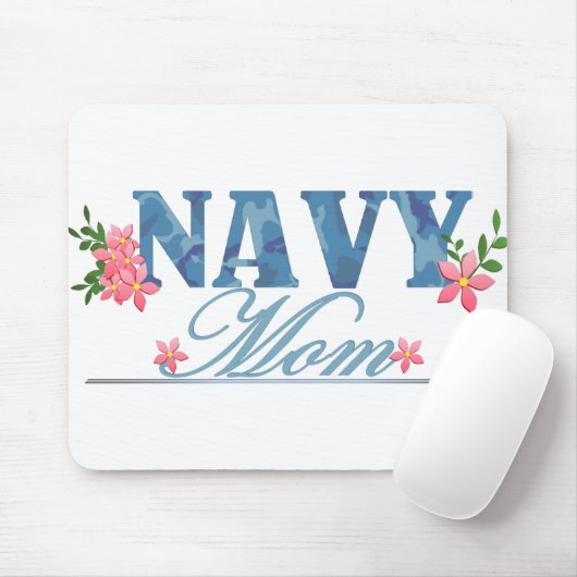 Navy Mama (Cammo) Mousepad (Mit Mouse)