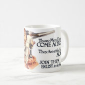 Navy Männer Tasse (VorderseiteRechts)