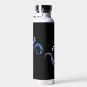 Navy Marmoriert Om Trinkflasche (Rechts)