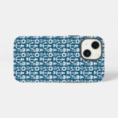 Navy-Matrose Element Meer Muster Case-Mate iPhone Hülle (Rückseite (Horizontal))