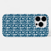 Navy-Matrose Element Meer Muster Case-Mate iPhone  Hülle (Rückseite (Horizontal))