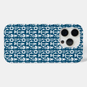 Navy-Matrose Element Meer Muster Case-Mate iPhone  Hülle (Rückseite (Horizontal))