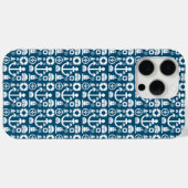 Navy-Matrose Element Meer Muster Case-Mate iPhone  Hülle (Rückseite (Horizontal))