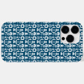 Navy-Matrose Element Meer Muster Case-Mate iPhone  Hülle (Rückseite (Horizontal))