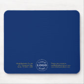 Navy-Mauspad – Fördern Sie Ihr Unternehmen mit Sti Mousepad (Vorne)