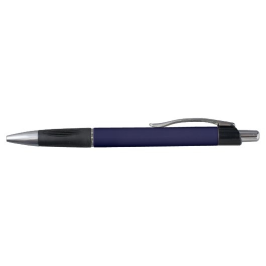 Navy Minimalistisch Monogram Personalisiert Pen Kugelschreiber (Oberseite)