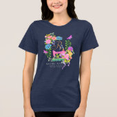 Navy mit dem Nähen der Multigram der Multifunktion Tri-Blend Shirt (Vorderseite)