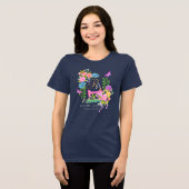Navy mit dem Nähen der Multigram der Multifunktion Tri-Blend Shirt (Vorderseite voll)