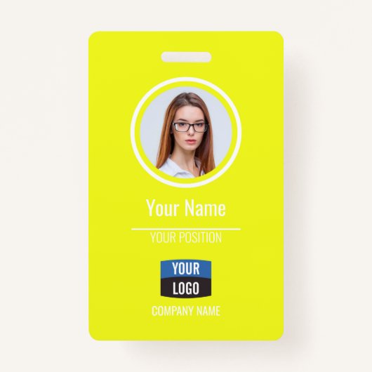 Navy - Mitarbeiter Foto ID Company Security Abzeic Ausweis (Vorderseite)