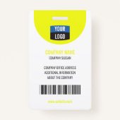 Navy - Mitarbeiter Foto ID Company Security Abzeic Ausweis (Rückseite)