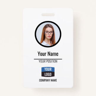 Navy - Mitarbeiter Foto ID Company Security Abzeic Ausweis