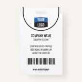 Navy - Mitarbeiter Foto ID Company Security Abzeic Ausweis (Rückseite)