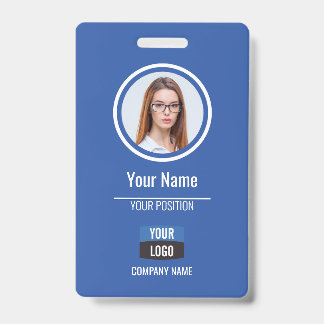 Navy - Mitarbeiter Foto ID Company Security Abzeic Ausweis