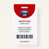 Navy - Mitarbeiter Foto ID Company Security Abzeic Ausweis (Rückseite)