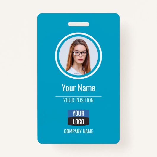 Navy - Mitarbeiter Foto ID Company Security Abzeic Ausweis (Vorderseite)