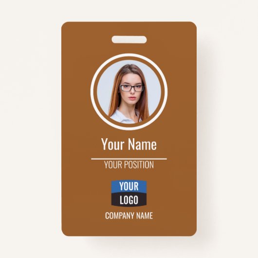 Navy - Mitarbeiter Foto ID Company Security Abzeic Ausweis (Vorderseite)