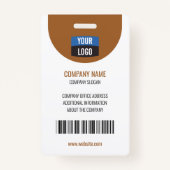 Navy - Mitarbeiter Foto ID Company Security Abzeic Ausweis (Rückseite)