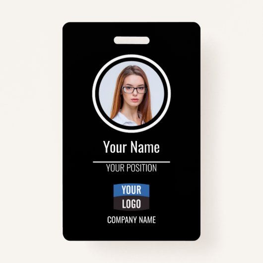 Navy - Mitarbeiter Foto ID Company Security Abzeic Ausweis (Vorderseite)