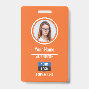 Navy - Mitarbeiter Foto ID Company Security Abzeic Ausweis