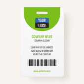 Navy - Mitarbeiter Foto ID Company Security Abzeic Ausweis (Rückseite)