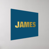 NAVY Modern Bold | EDITABLE TEXT GOLD Foliendrucke (Ablage )