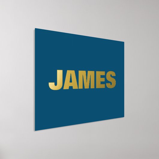 NAVY Modern Bold | EDITABLE TEXT GOLD Foliendrucke (Ablage )