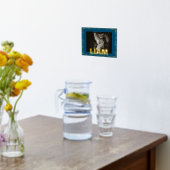 NAVY Modern Bold TEXT GOLD SPECKLE FRAME FOTO Foliendrucke (Ablage(Küche))