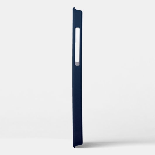 Navy Moderne personalisierte Monogramm Case-Mate iPhone Hülle (Rückseite / Links)