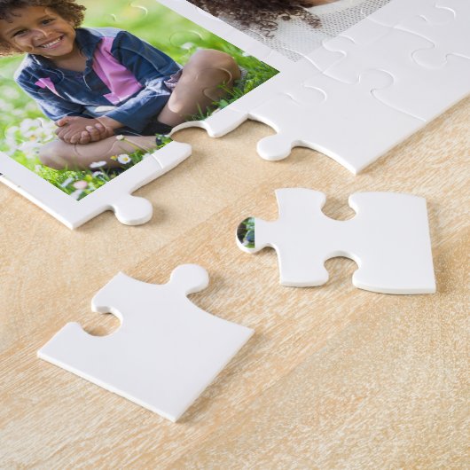 Navy Monogram Fotolage Puzzle (Seite)