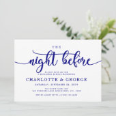 Navy Nacht vor Einladung blau (Stehend Vorderseite)