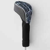 Navy Nature Abstrakt Golf Headcover (angewinkelt)