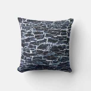 Navy Nature Abstrakt Kissen