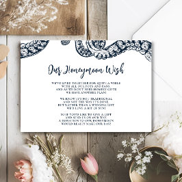 Navy Nautic Octopus Flitterwochen wünscht Card Begleitkarte