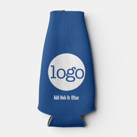 Navy, Navy, Navy, Business- oder Office-Logo-Werbe Flaschenkühler (Vorderseite)